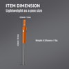 THIKPO Car Brake Pad Thickness Gauge Measure Tool,1.5mm-11mm with Scale,Brake