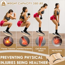 VEEKAY Balance Board aus Holz,360°Wobble Board,Rutschfestes Balance Board für Erwachsene,für Wackelbrett Physiotherapie,Übung Körper Gleichgewicht