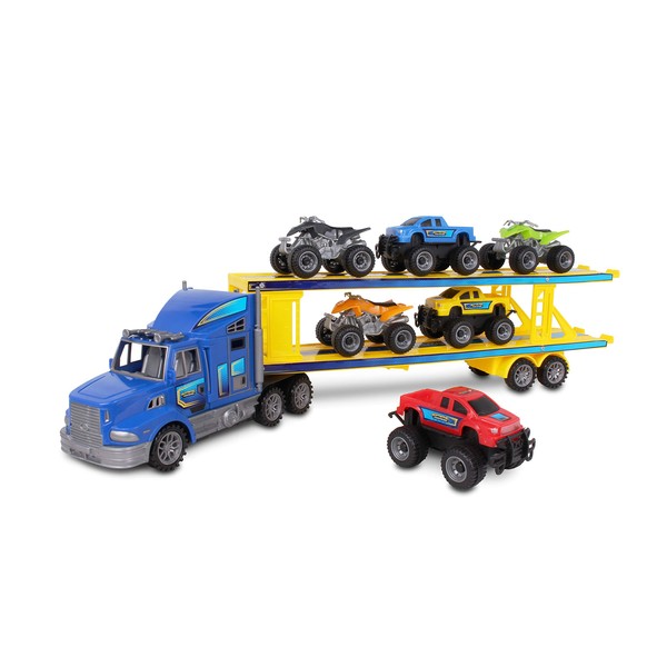 NKOK Supreme Machines Car Transporter with 6 Vehicles