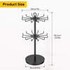 ORLESS 2 Tier Rotating Jewelry Display Stand, Keychain Display Stand