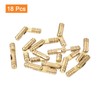 uxcell 18Pcs Invisible Brass Barrel Hinge, 30x5mm Concealed Hinges, Folding