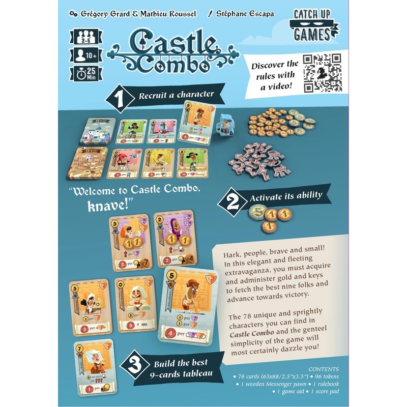 Catch Up Games - Castle Combo Board Game