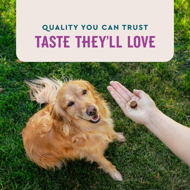 VetIQ Advanced Calming Support Supplement for Dogs, Dog Calming Chews