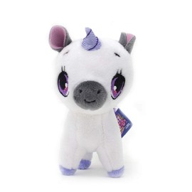 Wish Me Pets - Light Up LED Stuffed Animals - Mini Purple Unicorn with Glowing Purple Horn
