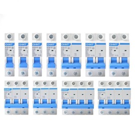 IIUUAYUVI Mini Circuit Breaker NXB-63-125 DZ47 1p 2p 3p 4p 1A - 125A House MCB with Indication(40A,4)