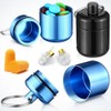 Mircube 4 Pack Ear Plug Carrying Case Keychain, Portable Keychain