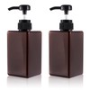 Pump Bottle, Refillable Plastic Empty Lotion Soap Dispenser Liquid Container