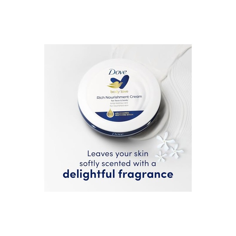 Dove Nourishing Body Care, Face, Hand, and Body Rich Nourishment