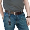Compatible with Jeep Gunmetal Black Carabiner-Style Snap Hook Metal Key