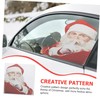 Mobestech Christmas Window Clings Car Auto Rear Sticker Merry Christmas