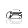 BlackStuff Carbon Fibre Black Keyring Compatible with Punto Evo Abarth