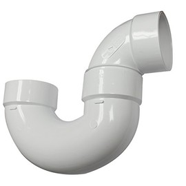 Canplas 193203 PVC DWV P Trap SW HXH, 3-Inch, White
