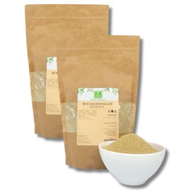 Fenugreek High Quality Ground 500 g of the Green Essence - Fenugreek Ideal as a Spice - Fenugreek Seeds Ground - Fenugreek Powder - Vegan (500 g)