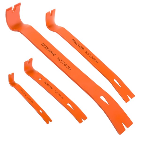 Noeaike 4-Pack Flat Pry Bar Set 5.5"/7.5"/9.5"