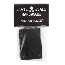 Skateboard Hardware Soft Riser Pads 3 mm Black Longboard Shock Pads for Axle Mounting