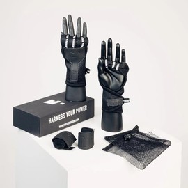 Boxing Fortress Pro T.6 Hand Wraps Adult Handwraps Muay Thai Hand Bandages Fastwraps (Junior Size 9-14 Years Old) (Black)