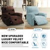 ZNSAYOTX 2025 Velvet Oversized Recliner Cover 3-Piece, Luxury Plush Recliner