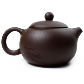 Teapot 6oz Chinese Yixing Xishi ZinI Clay Pots Ball Filter Infuser for Loose Tea (Spherical filter)