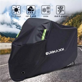 XL Motorcycle Cover Waterproof Outside Motorbike Rain Dust Protector Universal