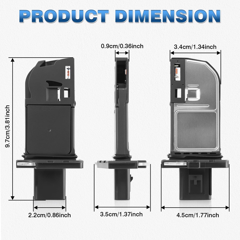 TOP-MAX Mass Air Flow Sensor Meter MAF BR31-12B579-AA Compatible with
