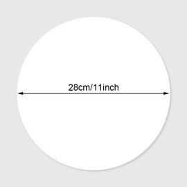 24 Pack Dry Erase Circle Dots, Whiteboard Desktop Writing Spots for Classroom Tables, Removable Vinyl Stickers Wall Decals for School Teachers, White