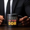 BORN in the DDR Retro Tasse Ostdeutsche Identität Nostalgie-KaffeeTasse mit