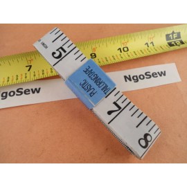 Generic 1 MEASURING TAILOR TAPE WHITE /COLOR 3/4" WIDE 60" LONG