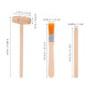 JOINPAYA Dinosaur Digging Tools Kit with Wooden Hammer Chisel Brush