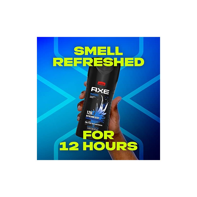 AXE AXE Body Wash Phoenix 12h Refreshing Scent Crushed Mint