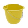 Bentley Industrial BUCKET.08/W Bucket with Metal Handle, Yellow