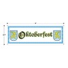 Oktoberfest Sign Banner Party Accessory (1 count) (1/Pkg)