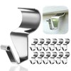 Aminigram Vinyl Siding Hooks for Hanging 12 Pack, Weatherproof-304 Stainless