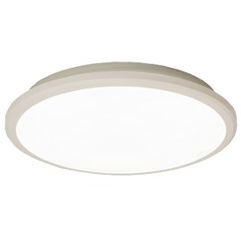 Quickway Imports Modern Round LED Ceiling Light Fixture Flush Mount Lighting, 6500K Daylight White, Energy-Saving with 30,000 Hour Lifetime for Residential and Commercial Space, 12" White Set of 4
