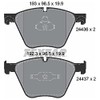 Textar 2443601 Brake Pad Set, disc brake