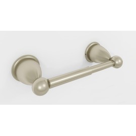 Mirrors and More Toilet Paper Roll Holder for Bathroom (Brushed Nickel), Kitchen Tissue Roll Stand, Wall Mount Hanger for Kitchen Accessories Items, Home and High End Bathroom Accessories