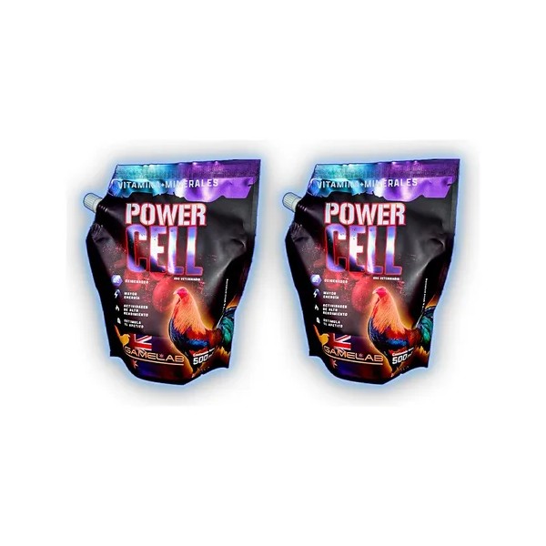 Power Cell 2pzas 500ml / Vitamina Y Oxigenador Para Gallo