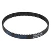 sourcing map HTD5M-435 Rubber Toothed Belt 87 Teeth Closed Loop
