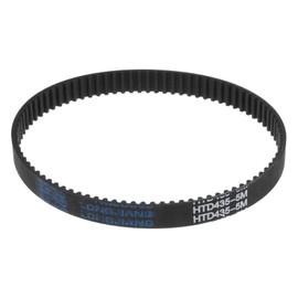 sourcing map HTD5M-435 Rubber Toothed Belt 87 Teeth Closed Loop Pulley Timing Belt 15 mm Width 435 mm Circumference Synchronous Belt