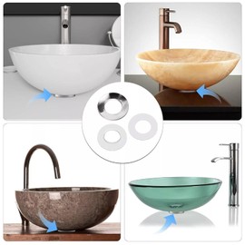 Vessel Sink Mounting Ring Fit for Home Bathroom Glass Vessel Sink Base Mounting Ring Plastic