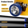 Lokilo Super Bright 1+6 LED Mining Headlamp,Rechargeable Waterproof Headlight with
