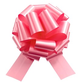 2 Pcs Giant Gift Bow,12inch Large Gift Bow Big Bow for Bike Bow for Present Bow for Large appliances,Bikes,Table Decorations and Party Events Decoration (Matte-Peachy Pink, 12 inches)