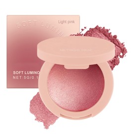 Blush for Cheeks | Make up Blush Pink Powder | Beauty Products Long-Lasting Shimmer, Highly Pigmented Cosmetics for All Skin Color Women Girls Travel Makeup