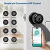 Vanzbon Fingerprint Door Lock for Bedrooms, 4 in 1 Smart