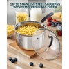Cook N Home Saucepan Set Sauce Pot With Lid 1QT