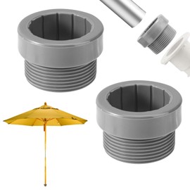 Gyinere 2 Pcs Pool Umbrella Stabilizer,Pool Umbrella Sleeve,Umbrella Stabilizer,Umbrella Sleeve for Pool Deck,Umbrella Sleeve Adapter,Umbrella Adapter,for Outdoor Patio 1 3/4" Insert