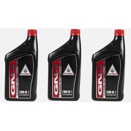 Generic Genuine OEM 10W40 GN4 Motorcycle Grade Engine Oil Compatible with Honda ATV/UTV Motorcycle PWC Dirtbike Engine Oil (3, Quart)