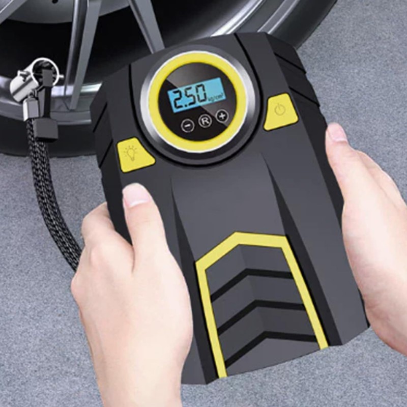 Portable Air Compressor,Car Tire Inflator | Compact Multi-Function Accessories for