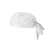 MISEMIYA Unisex Chef Bandana Hat, White