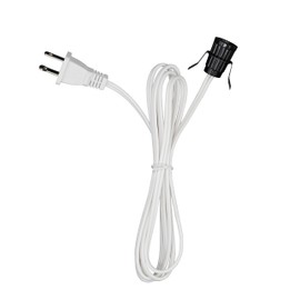 Creative Hobbies 7110A Single Light Replacement Clip in Lamp Cord for Christmas Village House, Pumpkin Lights, Small Objects (1)