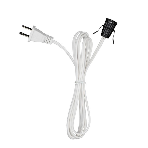 Creative Hobbies 7110A Single Light Replacement Clip in Lamp Cord